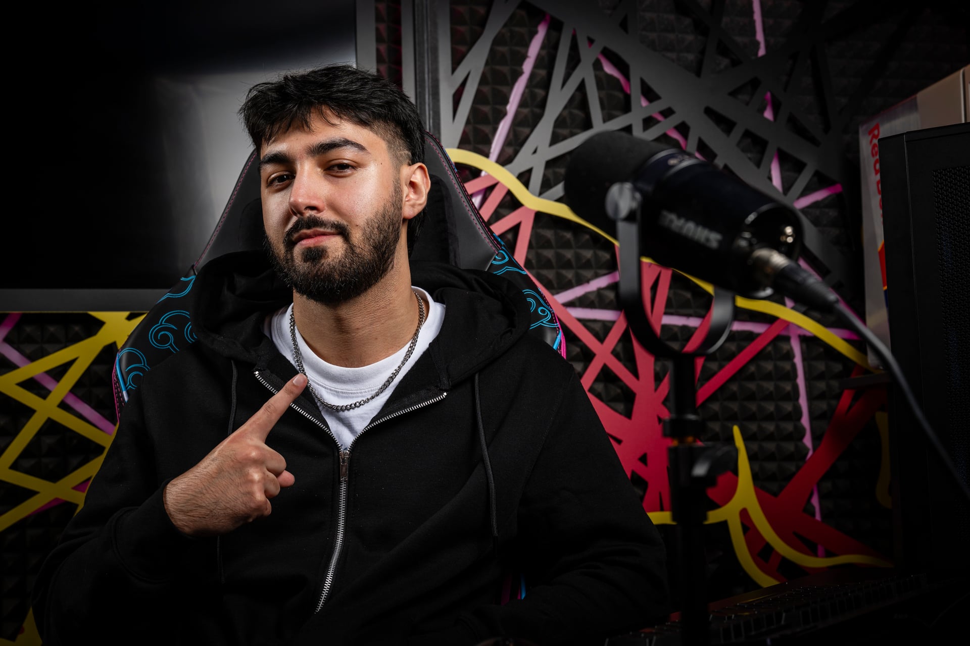 Ismail at his streaming setup